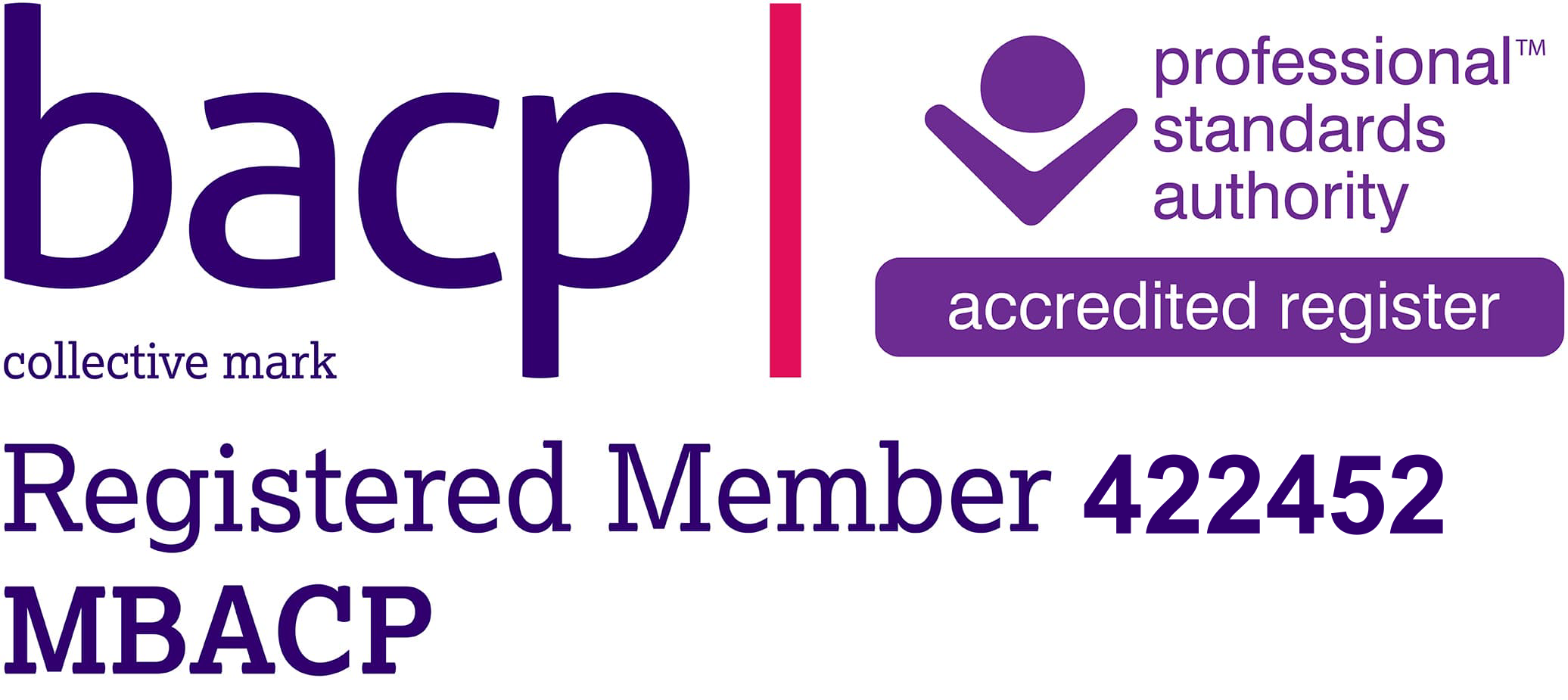BACP Registered Member 422452 MBACP
